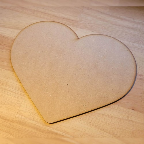 Wooden large blank hearts - large,