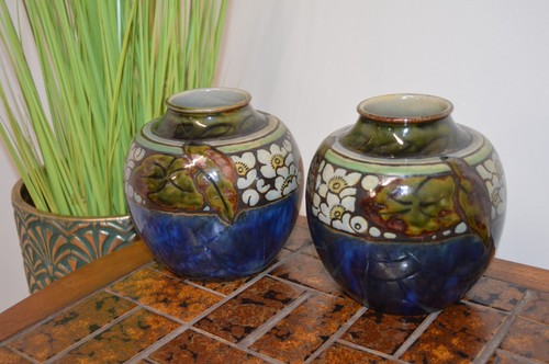 Antique art nouveau pair - art,