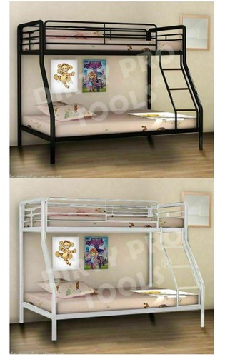 Metal bunk bed single 3ft - bed,