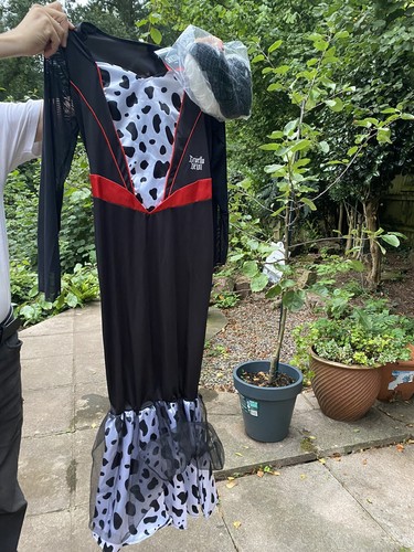 Ladies cruella deville dress - ladies, &