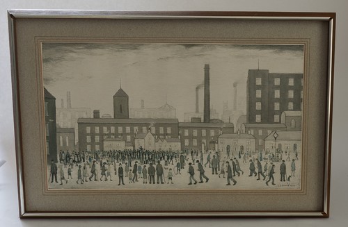 Framed vintage print s - print, l.s
