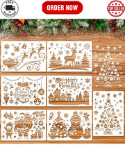 HOWAF 7Pcs Large Christmas