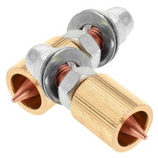  2PCS Stud Welder Dent Repair Kit - Car Dent Repair Clamp Heads - Copper Collet