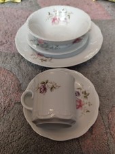 Mitterteich Bavaria Vintage Dinner Set 20pcs Pink Floral Design