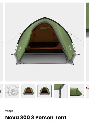 Vango nova 300 - vango, tunnel