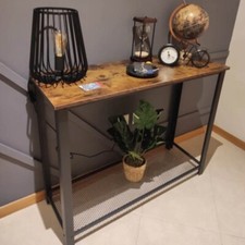 Slim Hallway Console Table Hall Entryway Living Room Industrial Style Furniture