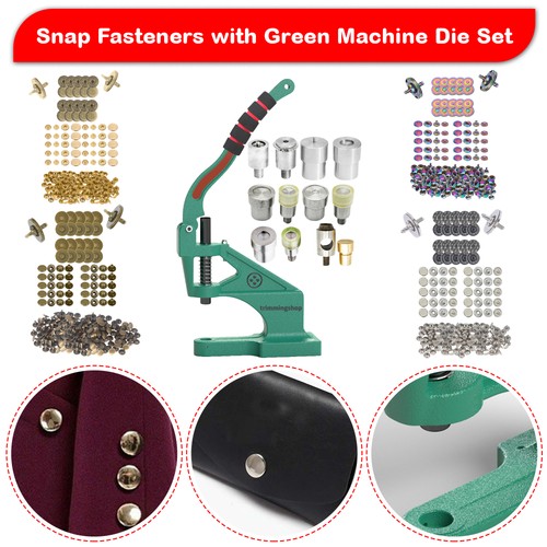 Hand press green machine - green, with