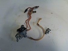 Suzuki t250 Hustler 2 stroke oil pump with oil feed lines and banjo bolts 1970