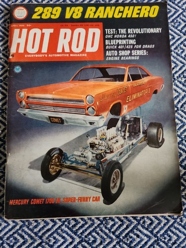 Vintage hot rod magazine - hot, drag