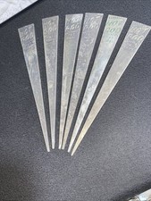 6 Vintage Aluminum HOT ROD Pat Pend Food Potato Baking Spikes 4.5” Long