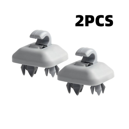 2pcs sun visor gray - gray, clip