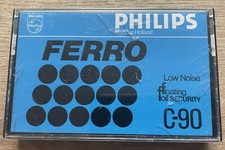 Philips Ferro Low Noise Floating Foil Security C-90 Cassette Tape