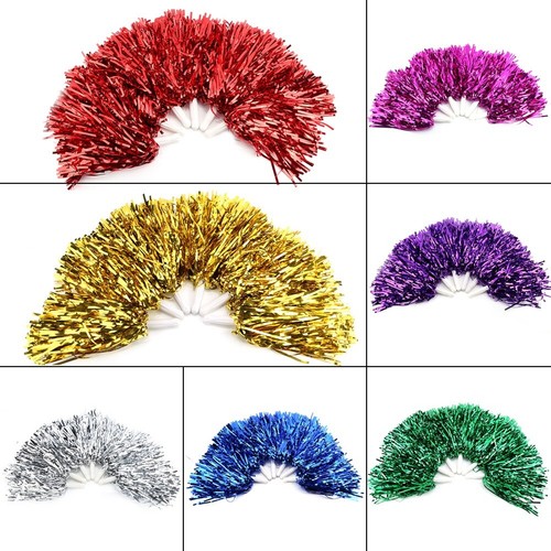 Color 6pcs cheerleading pom - 6pcs,