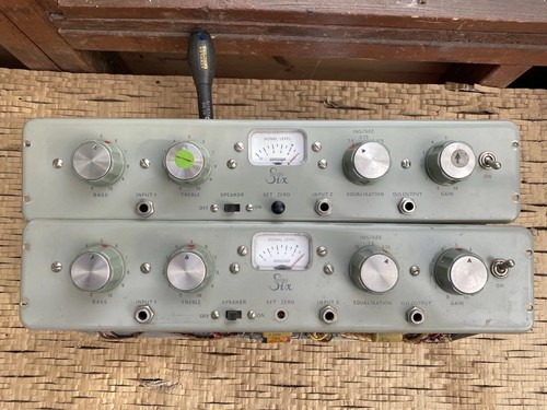 Vintage preamp pair valve - vintage,, preamp,pair