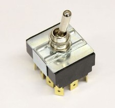 Carling Technologies 20A Toggle Switch, 12-PIN 4-POLE SWITCH On-Off-On