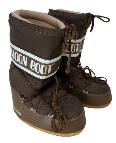 Moon boot icon nylon brown - moon,