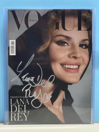 Signed lana del rey vogue - signed,
