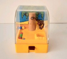 Vintage Tomy Goin' Ape Skill Squares Wind-Up Game Handheld Monkey Toy working 