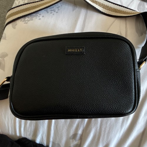 Joules black pebbled - joules, crossbody