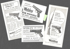 WEBLEY AIR PISTOLS & RIFLE 