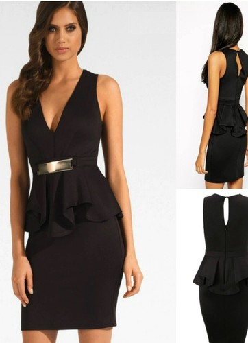 Lipsy black dress size - black, 10
