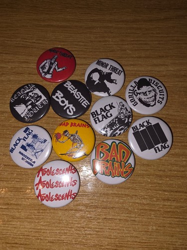 Hardcore punk badges 80s - punk,