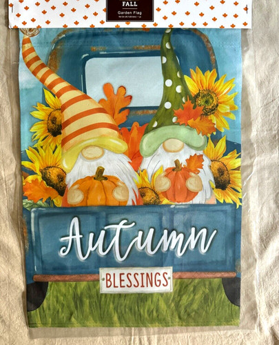 Gnome autumn blessings garden - autumn,