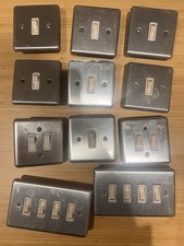 Set Of 11 1960s Brushed Metal