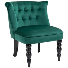 HOMCOM Velvet Accent Chair