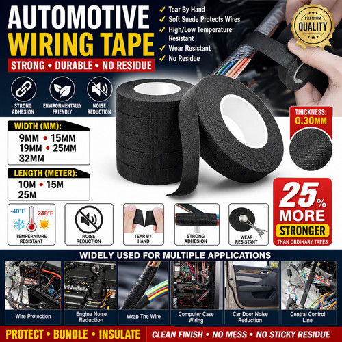 Automotive wire loom tape heat - automotive,