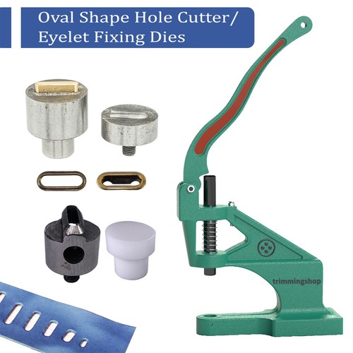 Oval eyelets hole cutting dies - cutting,