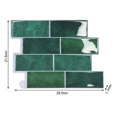 10x Self-Adhesive Marble Tiles Wall Sticker Stick On Kitchen Bathroom Home’Decor