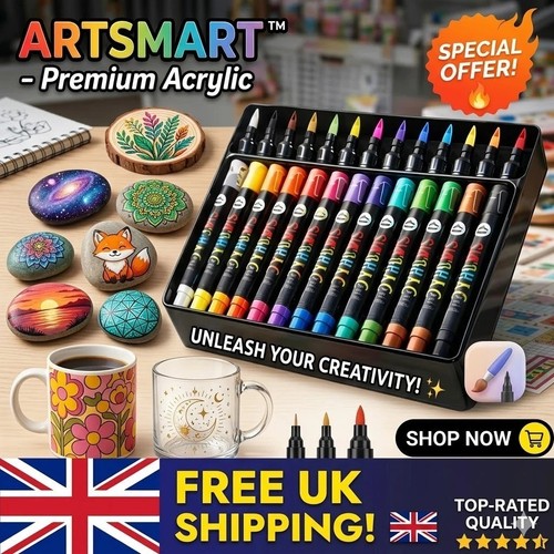 Colours acrylic paint pens - colours,
