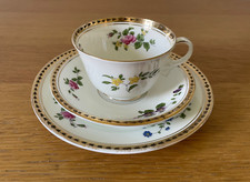 Heathcote Rose and Flower China Plate Cup and Saucer  Trio 1912-1941 