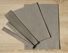 Pezzo Cuoio pelle Spessa, Borse, Faretra, Messerscheide Vacchetta, Vera Grigio