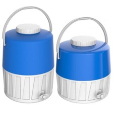 Insulated Plastic Drinks Dispenser Cooler Chiller with Tap & handle Camper Boat