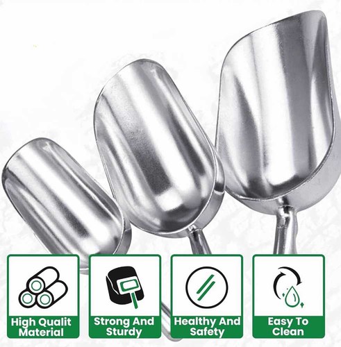 Aluminium flour scoop ice - scoop,,