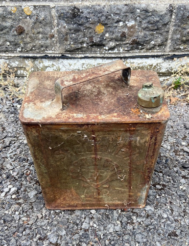 Vintage shell gallon petrol - vintage,