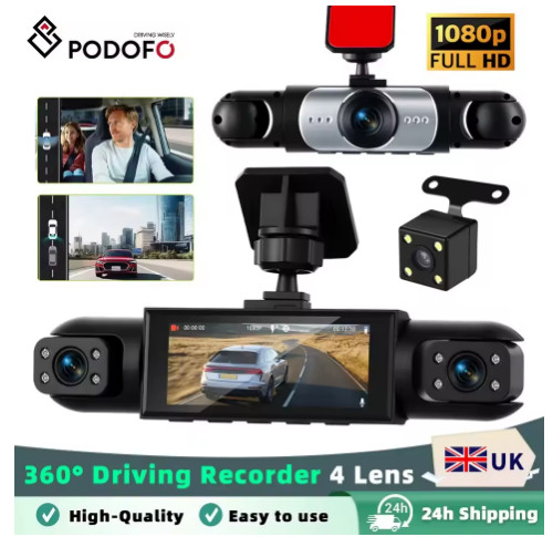 360 1080p car dash - 360°, cam