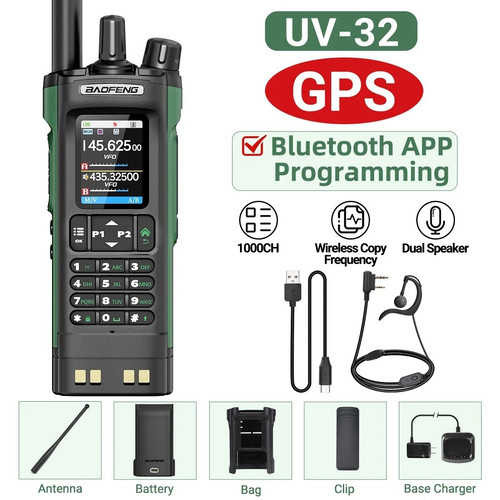 Baofeng tri band walkie - baofeng, uv-32