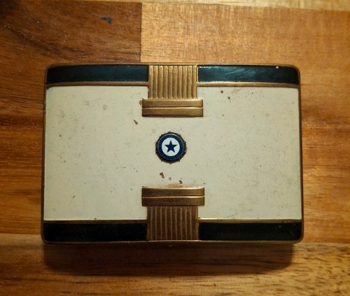 Vintage art deco cream and - 2,