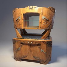 Art Deco Oak Display Cabinet