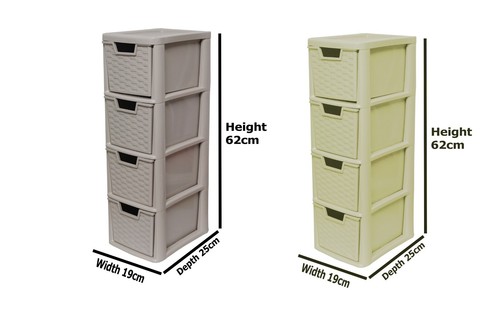 Drawer storage tower unit - 4,
