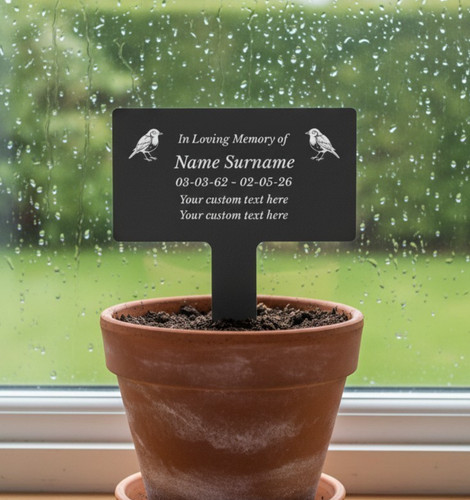 Personalised memorial plaque - memorial,