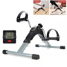 Mini Exercise Bike Pedal Exerciser Arm Leg Cycle Machine Adjustable Resistance