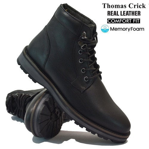 Mens leather fur walking - fur,