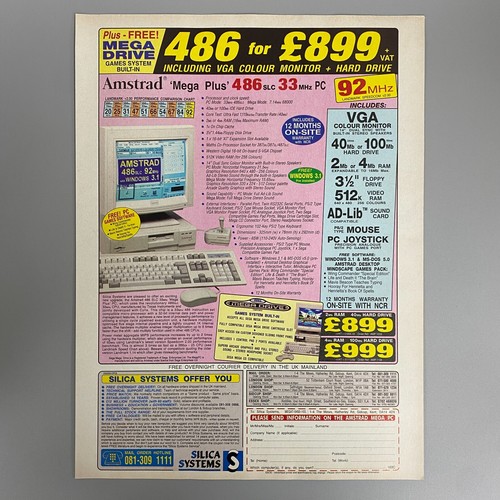 Amstrad mega plus - 486, pc