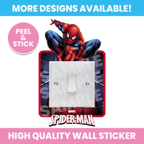 Spiderman light switch - light,