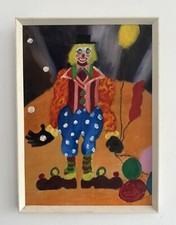 Vintage Painting THE CLOWN