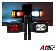 Side Rear Marker LED Lights 12V 24V Chassis Trailer Truck Caravan Outline Lamps